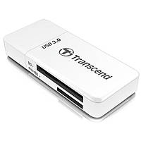 Transcend Кардрідер USB 3.1 Gen 1 microSD/SD White (TS-RDF5W)