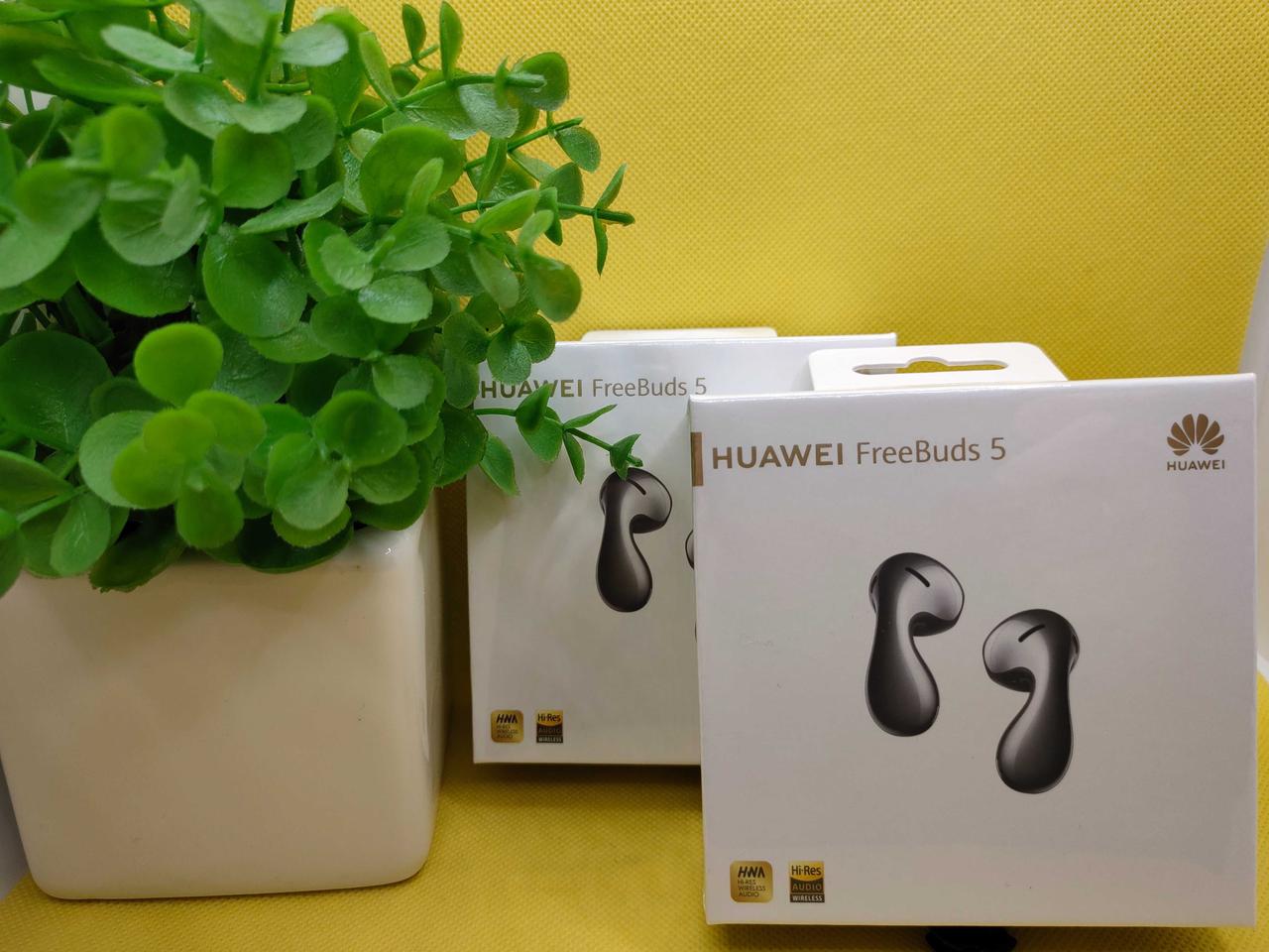 Huawei FreeBuds 5 (Silver Frost) - наушники BT5.2 Hi-Res, LDAC, ANC - фото 1 - id-p2130299078