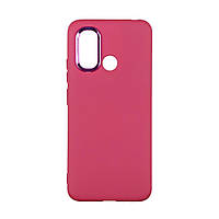 Чехол Silicone Cover Metal frame (AA) для Xiaomi Redmi 12C Цвет 42.Maroon