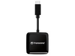 Transcend Кардрідер USB 3.2 Gen 1 Type-C SD/microSD Black