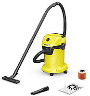 Пилосос будівельний Karcher WD 3 V-19/6/20 1000 Вт, 19л, 6м (1.628-123.0)