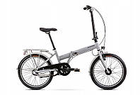 Складний велосипед Romet Wigry Classic, рама 13 дюймів, колесо 20", сірий