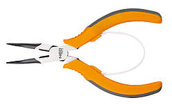 Плоскогубці Neo Tools подовжені вигнуті прецизійні, 140 мм (01-103)