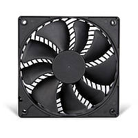 SilverStone Корпусний вентилятор Air Penetrator AP120I-PRO 120мм, 2000rpm, 4pinPWM, 38.9dBa, чорний (SST-AP120I-PRO)