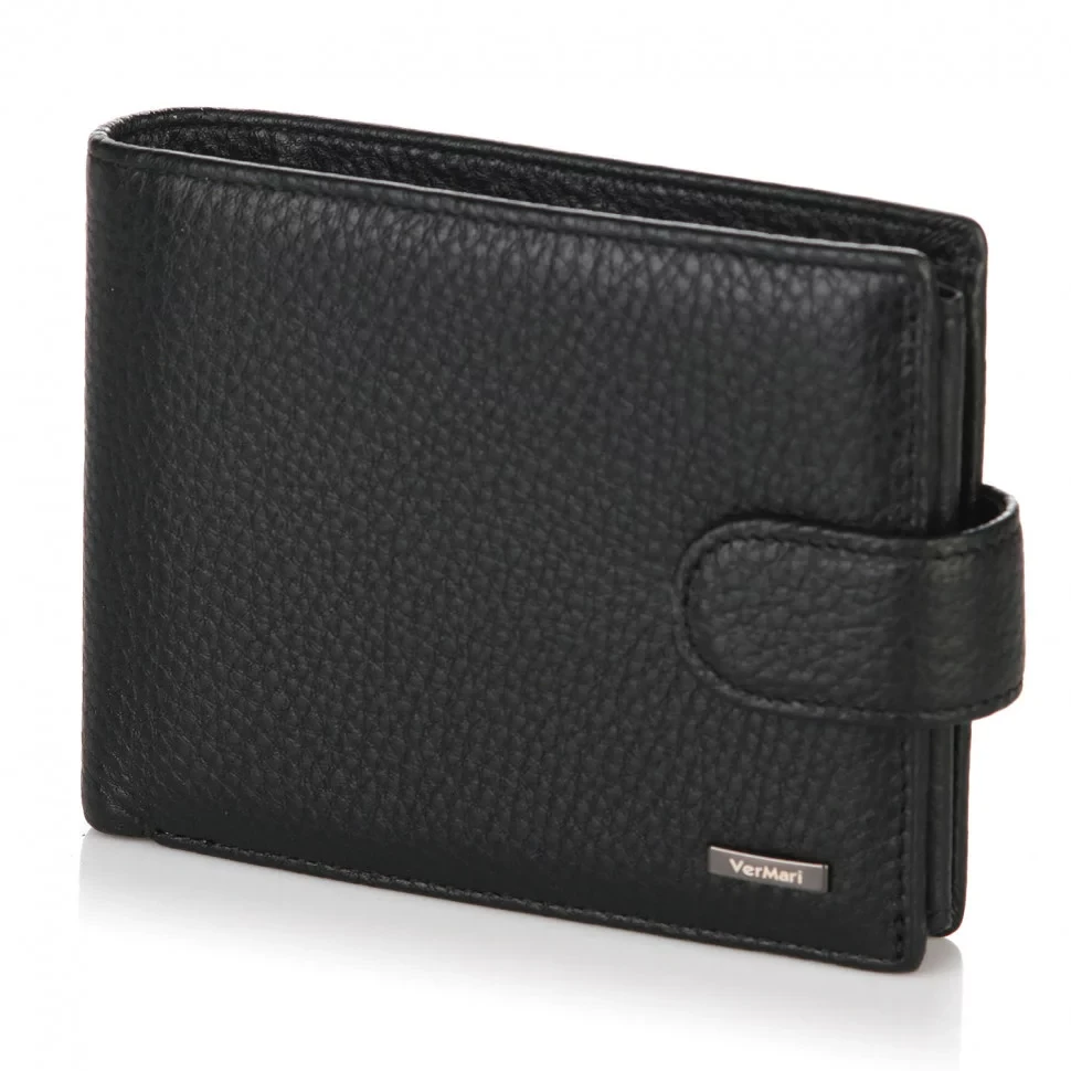 Портмоне шкіряне чоловіче VERMARI M 002-239 A BLACK