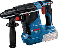 Bosch Перфоратор GBH 187-LI Professional акумуляторний, 18 В, SDS-Plus, 2.4 Дж, 980 об/хв, 2.9 кг, без АКБ та