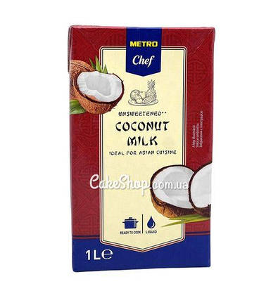 Кокосове молоко 17-18% Metro Chef, 1 л