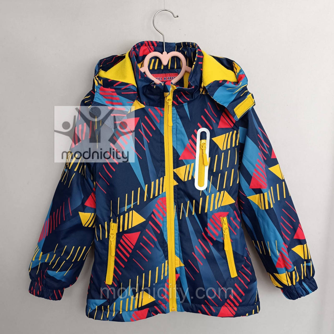 Куртка термо дитяча демісезонна для дівчинки на флісовій підкладці "Ніка" весняна осіння