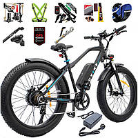 ГІРСЬКИЙ ЕЛЕКТРИЧНИЙ ВЕЛОСИПЕД FAT BIKE ELECTRIC BAFANG 48V MUVIKE FATBIKE 26