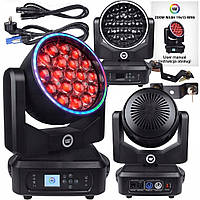 MOVING HEAD LED Stage REFLECTOR SPOT LIGHT4ME ZOOM WASH 19X15 RING