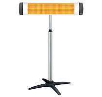 Обігрівач інфрачервоний UFO фламентін, 25м2, 1800Вт, мех. упр-ння, ун. монтаж, + ніжка (UFO_Basic_1800)