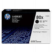 НОВИЙ 2 упаковки з тонером 80X CF280XD HP LaserJet Pro 400 MFP M425dw M425dn M401d