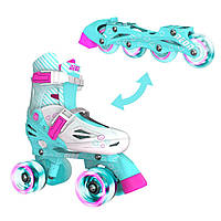 NEON Ролики COMBO SKATES Бірюзовий (Розмір 34-37)