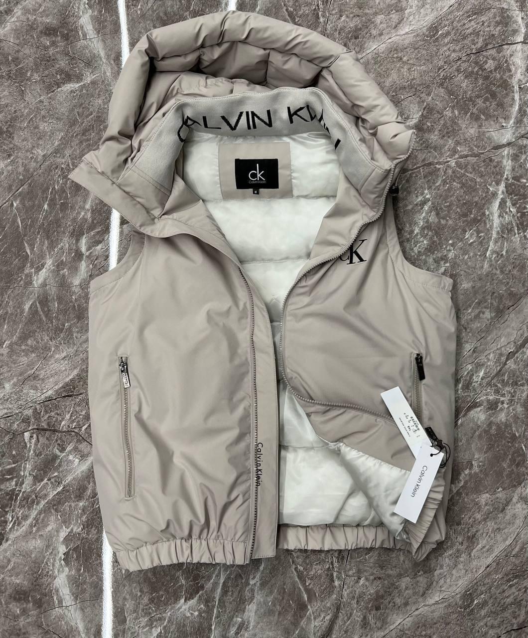 Чоловічий жилет CALVIN KLEIN D11876 сірий, фото 1