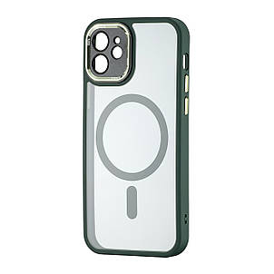 Чохол Lensor with MagSafe Protected Camera iPhone 12 Green, фото 1
