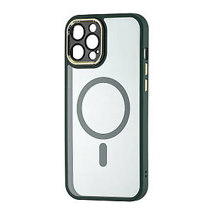 Чохол Lensor with MagSafe Protected Camera iPhone 12 Pro Max Green, фото 1