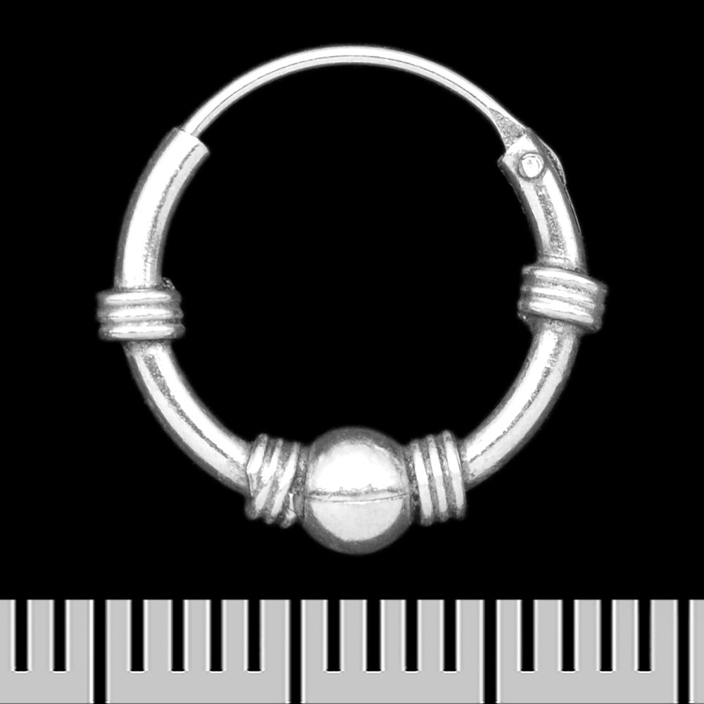 Сережка, кільце з візерунком (eas-111)