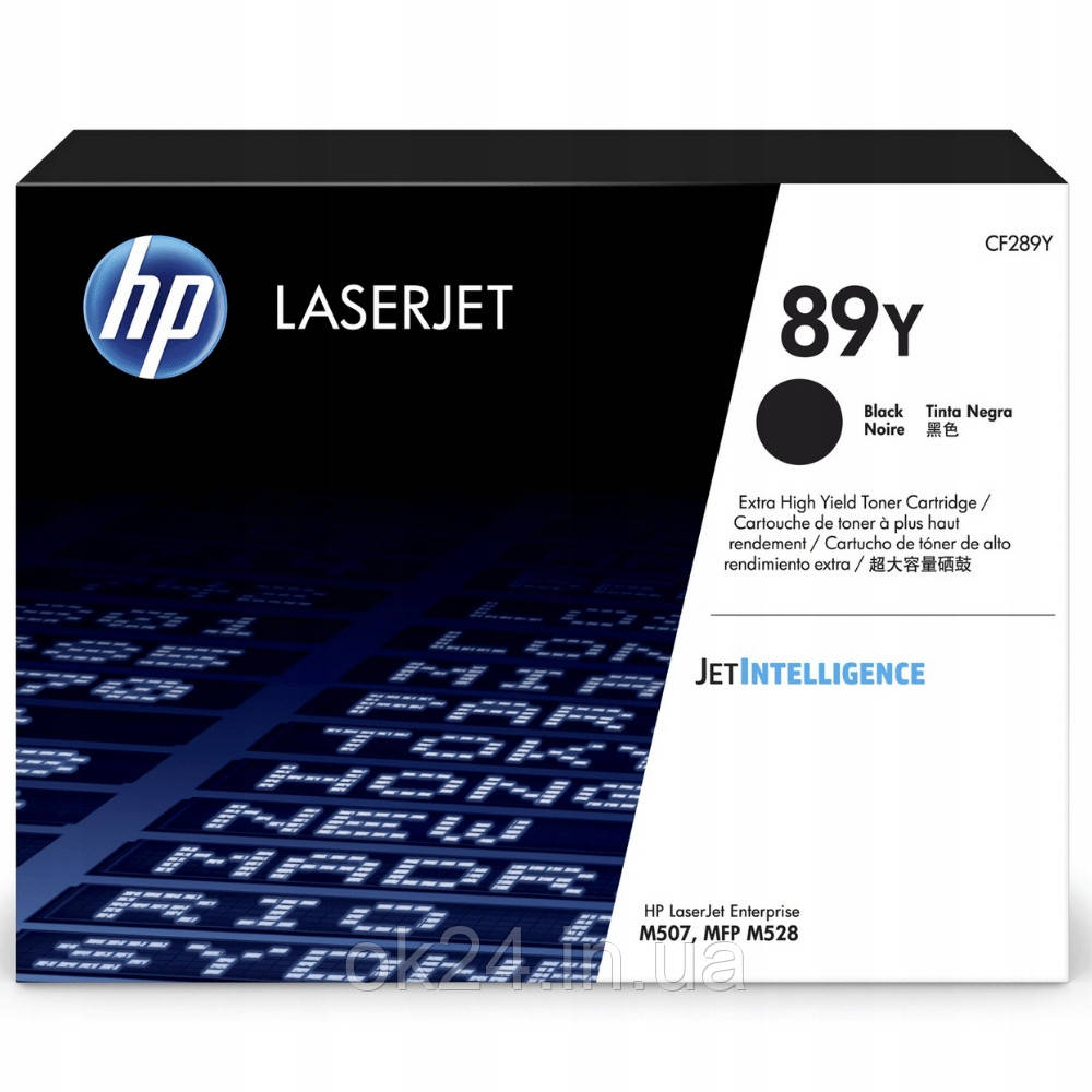 НОВИЙ ТОНЕР 89Y CF289Y HP LaserJet Managed E50145dn E52645c E52645dn M507x - фото 1 - id-p1959629913