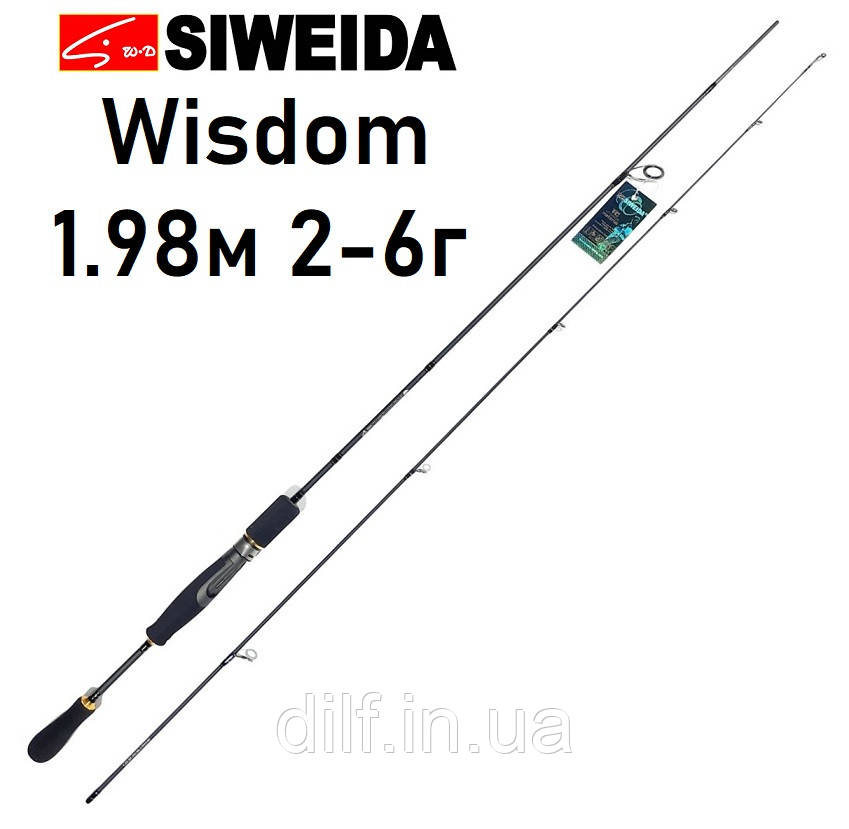 Спінінг SIWEIDA Wisdom 1.98м 2-6г карбон IM9 ультралайт