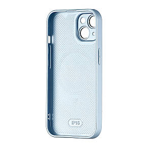 Чохол AG-Matte with MagSafe Protected Camera iPhone 15 Light Blue, фото 4