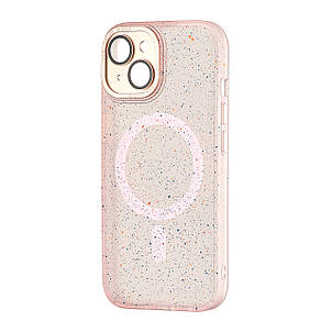 Чохол Splatter with MagSafe Protected Camera iPhone 15 Pink, фото 1