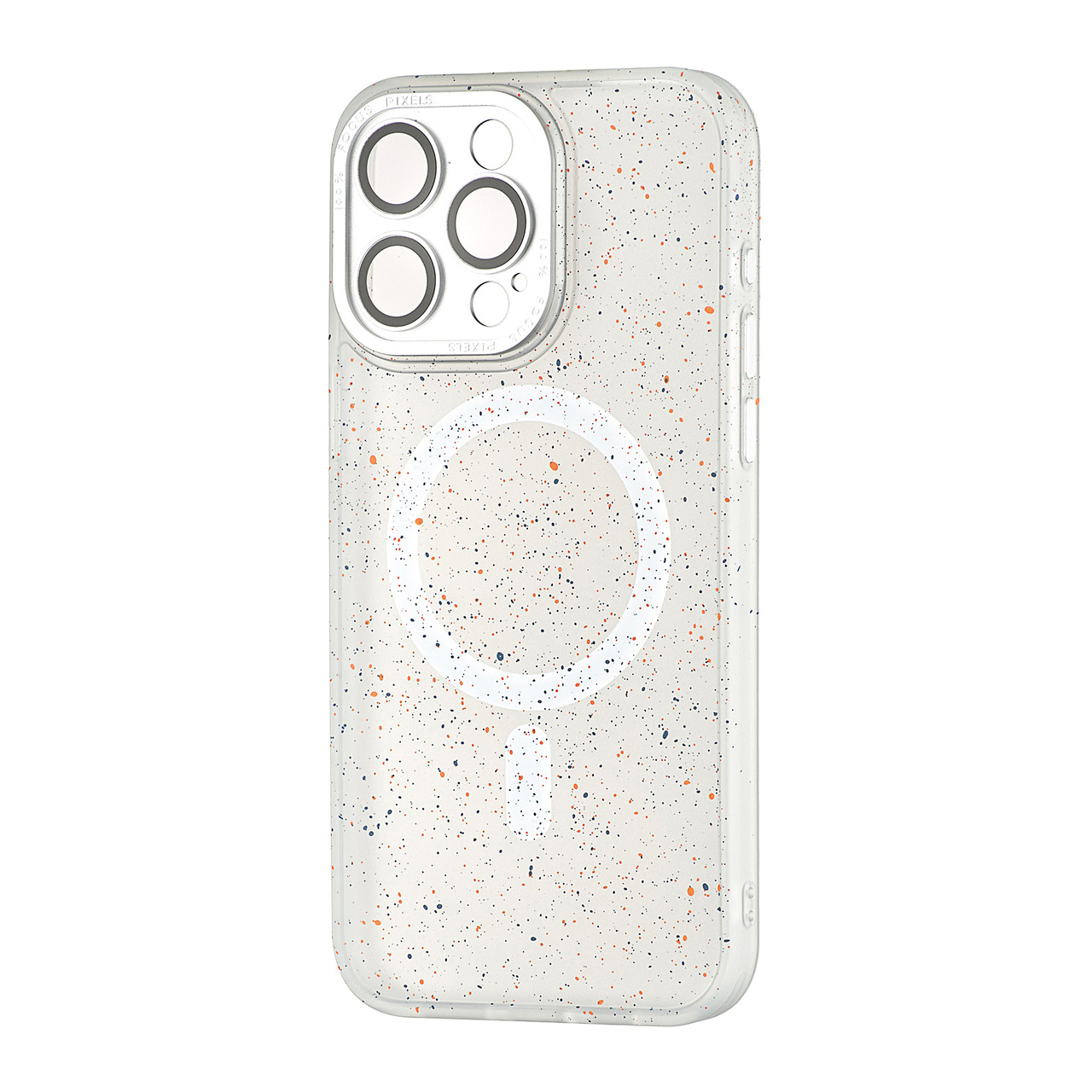 Чохол Splatter with MagSafe iPhone 15 Pro Max White