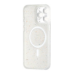 Чохол Splatter with MagSafe iPhone 15 Pro Max White, фото 4