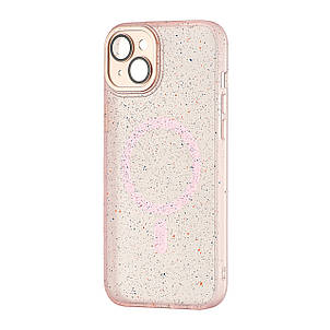 Чохол Splatter with MagSafe Protected Camera iPhone 15 Plus Pink, фото 1