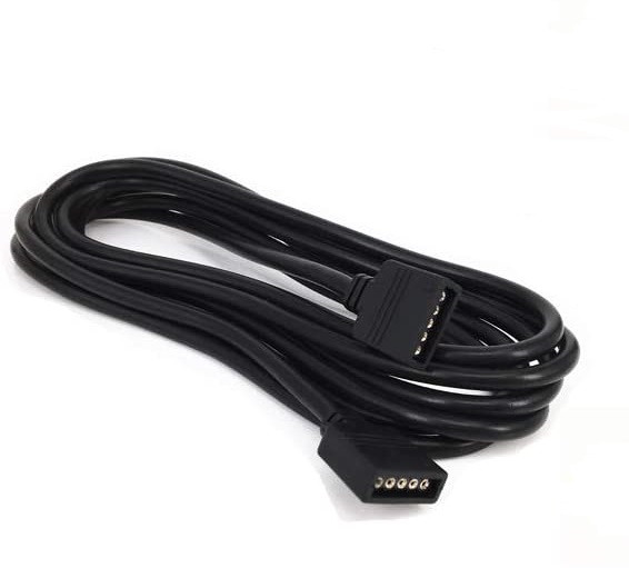 Кабель подовжувач 2 метри для RGBW стрічки 5pin SMD 5050