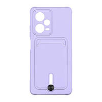 Чехол TPU Colorfull Pocket Card для Xiaomi Redmi Note 12 Pro+ 5G Цвет 39.Elegant purple