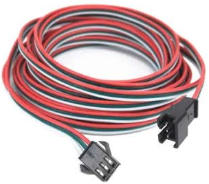 Кабель подовжувач 1 м для SPI smart адресної стрічки 2812в, 2811, тм1903 та інших 3 пінових.