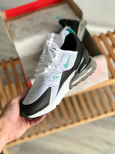 Nike Air Max 270 Flyknit White Black Blue AH8050 001 High Top Store 648166796
