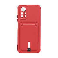 Чехол TPU Colorfull Pocket Card для Xiaomi Redmi Note 12S Цвет 14.Red