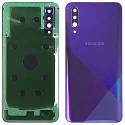 Задня кришка Samsung Galaxy A30s 2019 A307F (фіолетова Оригінал зі склом камери)