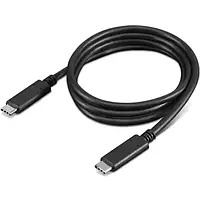 Дата-кабель Lenovo 4X90U90619 USB-C (тато) - USB-C (тато), 1м Black