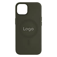 Чехол Original Silicone Case+MagSafe+SplashScreen для iPhone 12/12 Pro Цвет 5, Cyprus Green