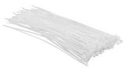 Стяжка Top Tools біла, 2.5x200 мм, пластик, 100 шт. (44E952)