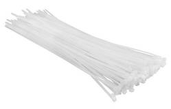 Стяжка Top Tools біла, 3.6x300 мм, пластик, 100 шт. (44E954)