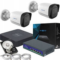 Комплект моніторингу VidiLine з 2 камерами ViDI-IPC-32T