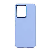 Чехол для Xiaomi Redmi Note 12 4G Silicone Cover Metal frame AA Цвет 58 Sky Blue