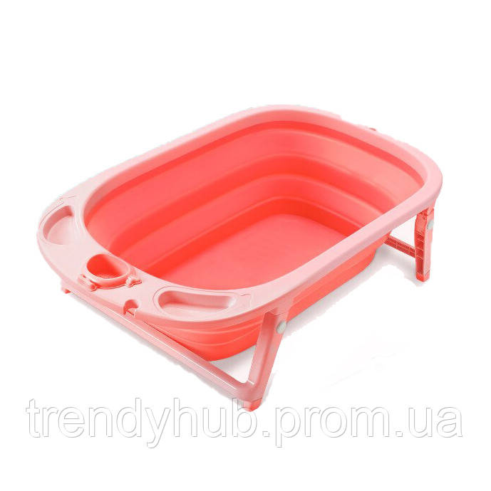 Складная ванночка для купания младенцев Little Bean LB19802 Розовый LP, код: 7420304 - фото 1 - id-p2130566662