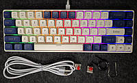 Игровая USB-механическая клавиатура, красный переключатель, 68 клавиш MUCAI MK680 Red switch