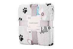 Плед ARDESTO Flannel бульдоги 160х200 см (ART0112PB)