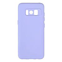 Чехол Silicone Cover Full Camera (A) для Samsung Galaxy S8 Цвет 05.Lilac