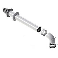 Комплект коаксіальний Bosch AZ 389 вертикальний, довжина 810 мм, діаметр 60/100 мм (7716050064)