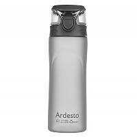 Пляшка для води 600 мл Ardesto AR2205PGY сіра