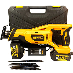 Акумуляторна шабельна пила DeWalt DCS380N (36V, 5A) + 4 різальні полотна