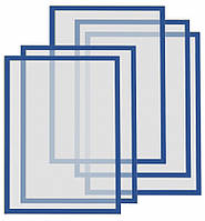 Magnetoplan Рамки магнітні A4 сині Magnetofix Frame Blue Set (1130303)
