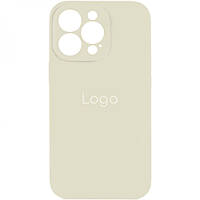 Чехол Silicone Case Full Camera with Frame для iPhone 13 Pro Max Цвет 11.Antique white