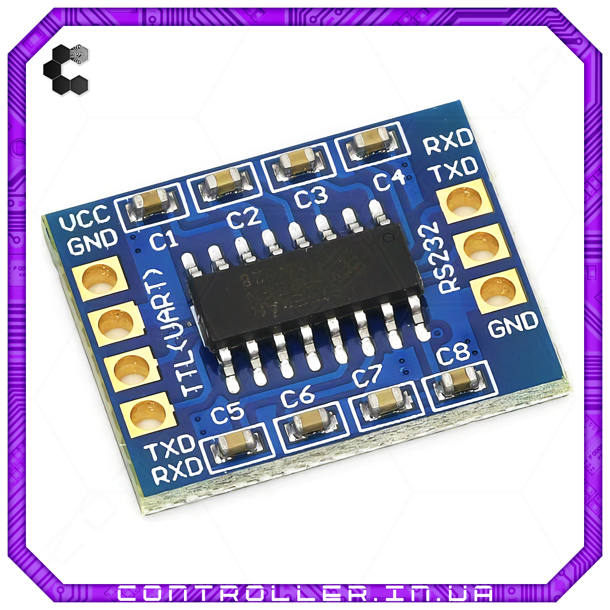Конвертер V0017 RS232 - TTL на SP3232